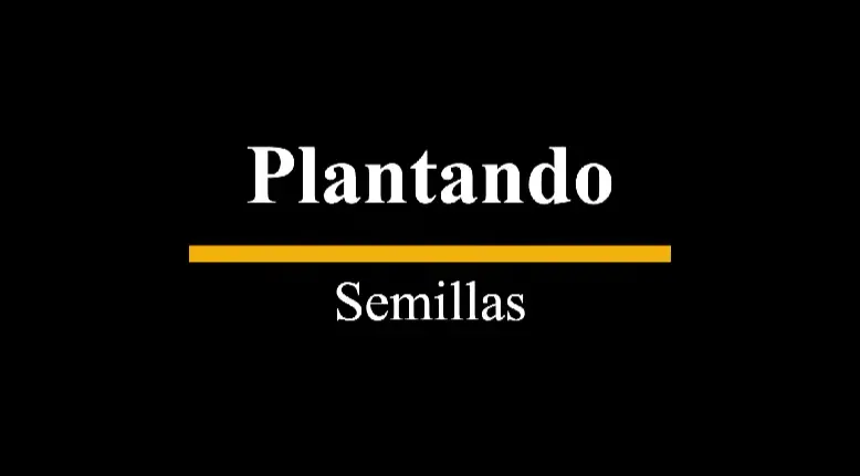 Plantando semillas